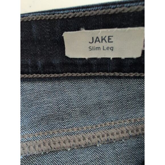 Mavi Jake Jeans Men Size 31x31* Slim Leg Mid Rise Dark Wash Stretch Denim - Picture 5 of 13